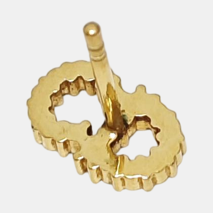 La Petite Tribale Metal Gold Earrings