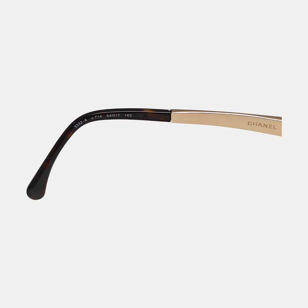 Synthetic Eyeglasses Brown