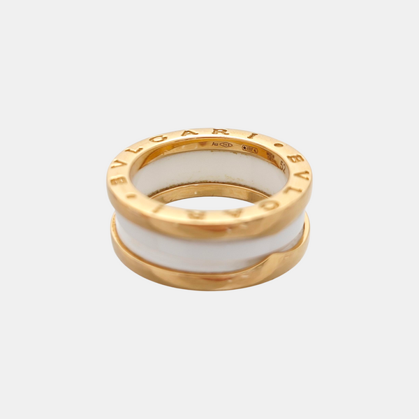 B.ZERO1 18k Rose Gold Ring EU 52