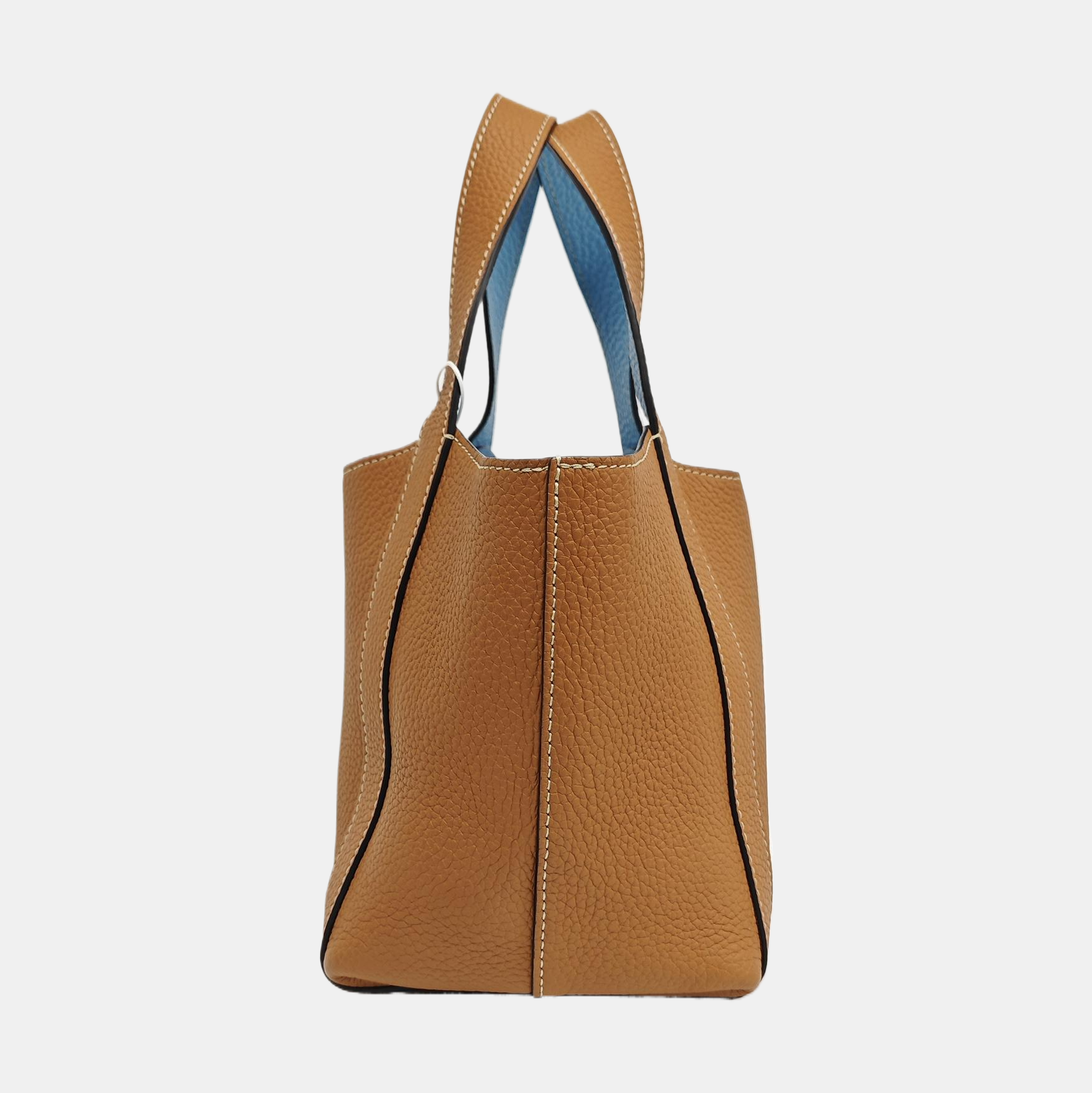 Calfskin Tote Bag Brown