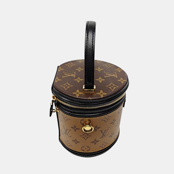 CANNES PM Monogram Coated Canvas Brown