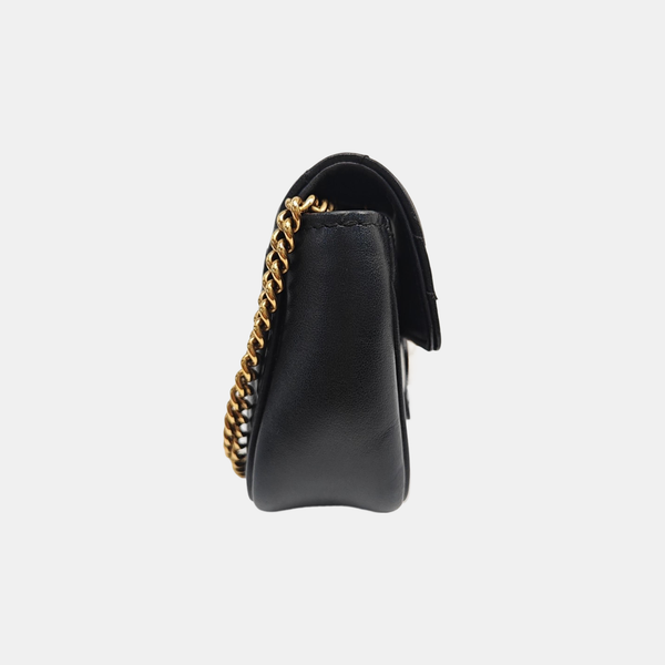 GG Marmont Mini Quilted Calfskin Black