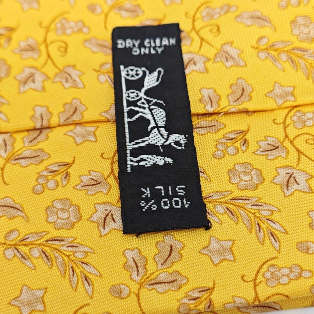 Mulberry Silk Tie Yellow