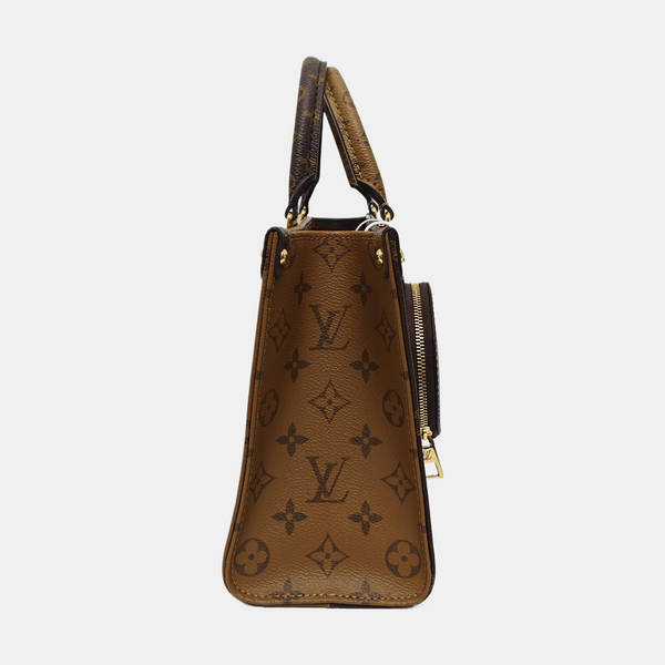 ONTHEGO PM Monogram Coated Canvas Brown