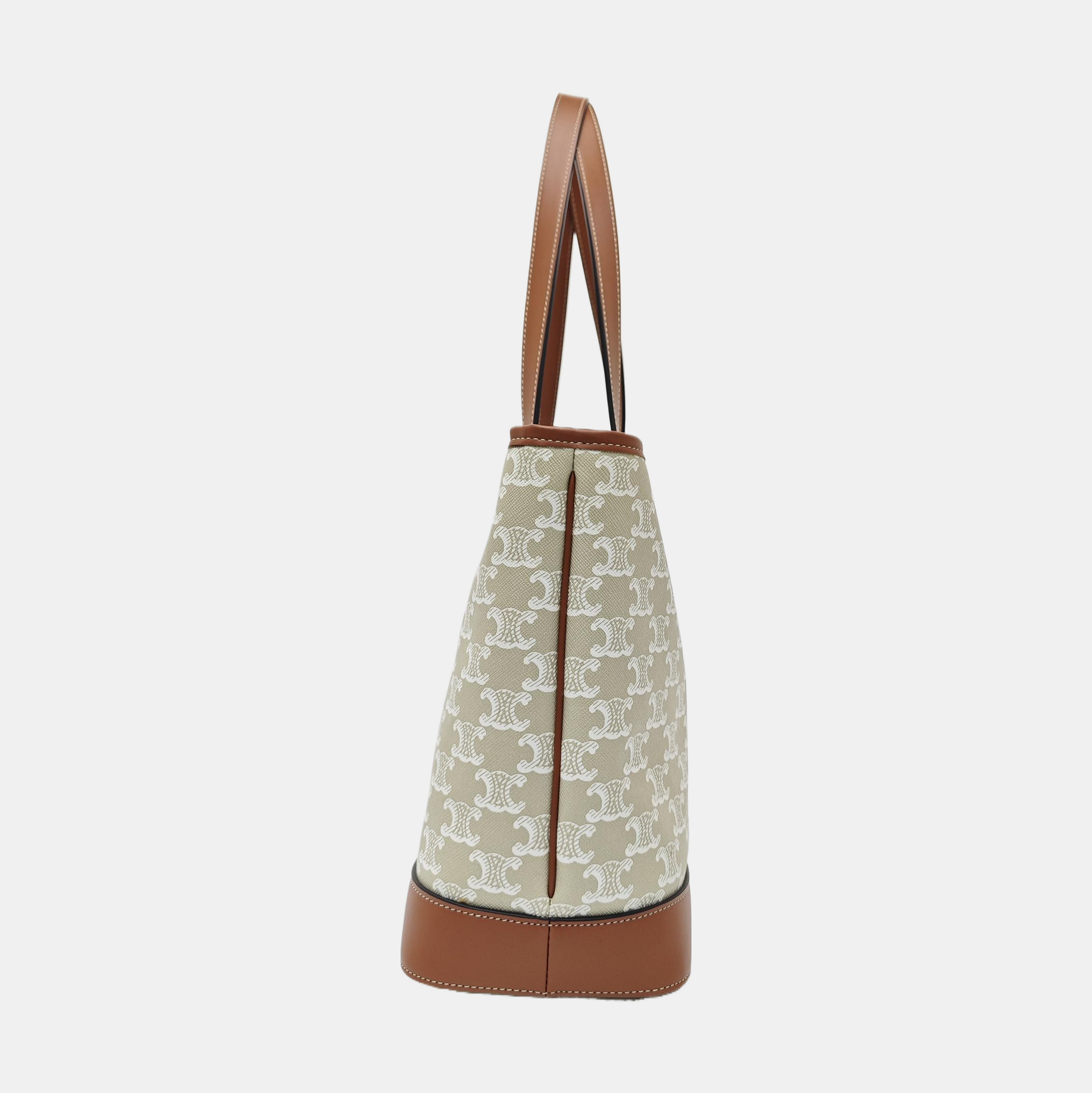 TRIOMPHE CANVAS Small Coated Canvas Beige
