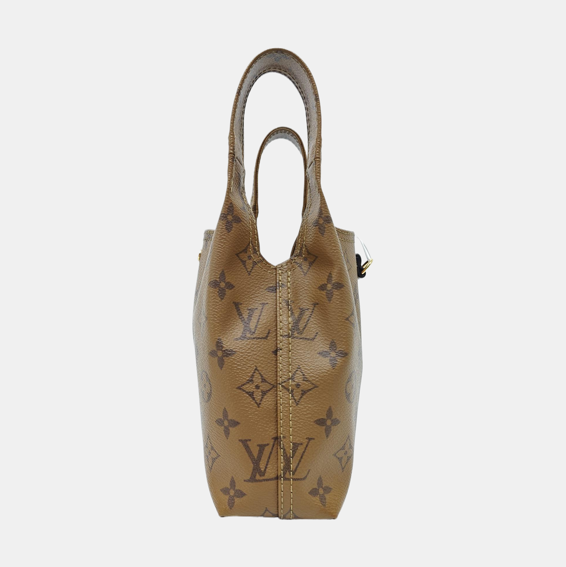 ATLANTIS BB Monogram Coated Canvas Brown
