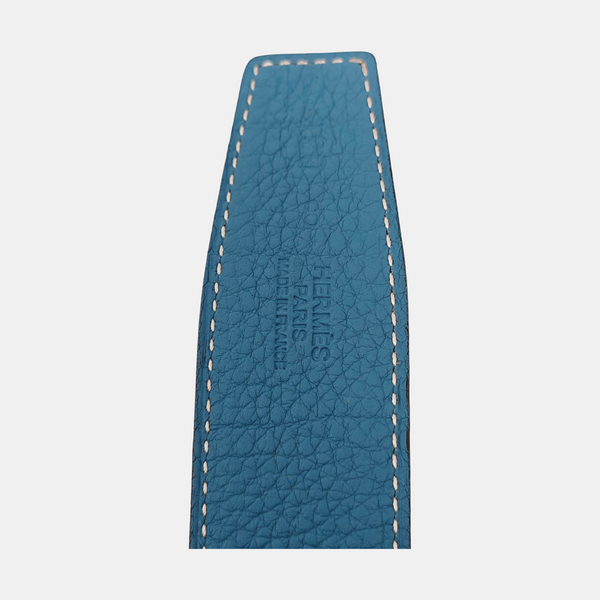 Leather Belt Blue