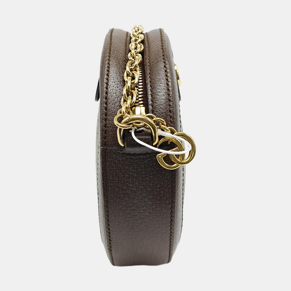 Ophidia Mini Monogram Coated Canvas Beige