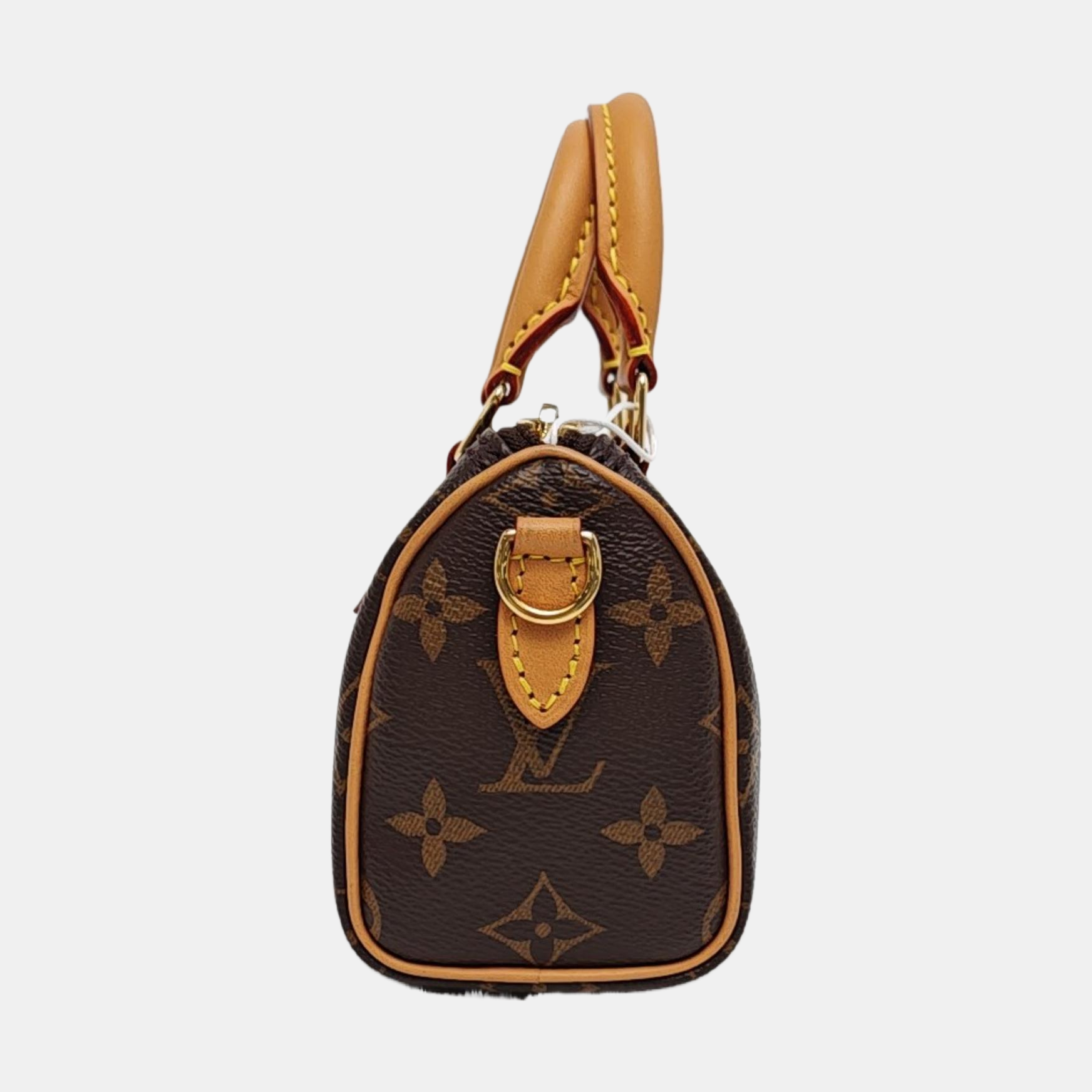 Speedy Nano Monogram Lona Revestida Marrón