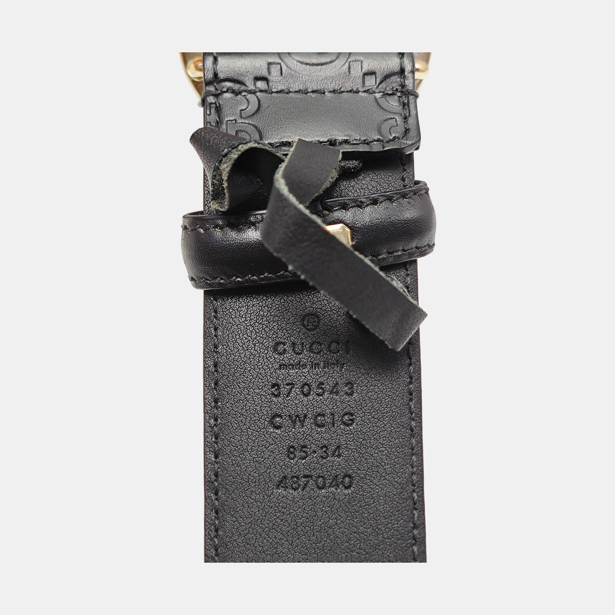 Leather Belt Black
