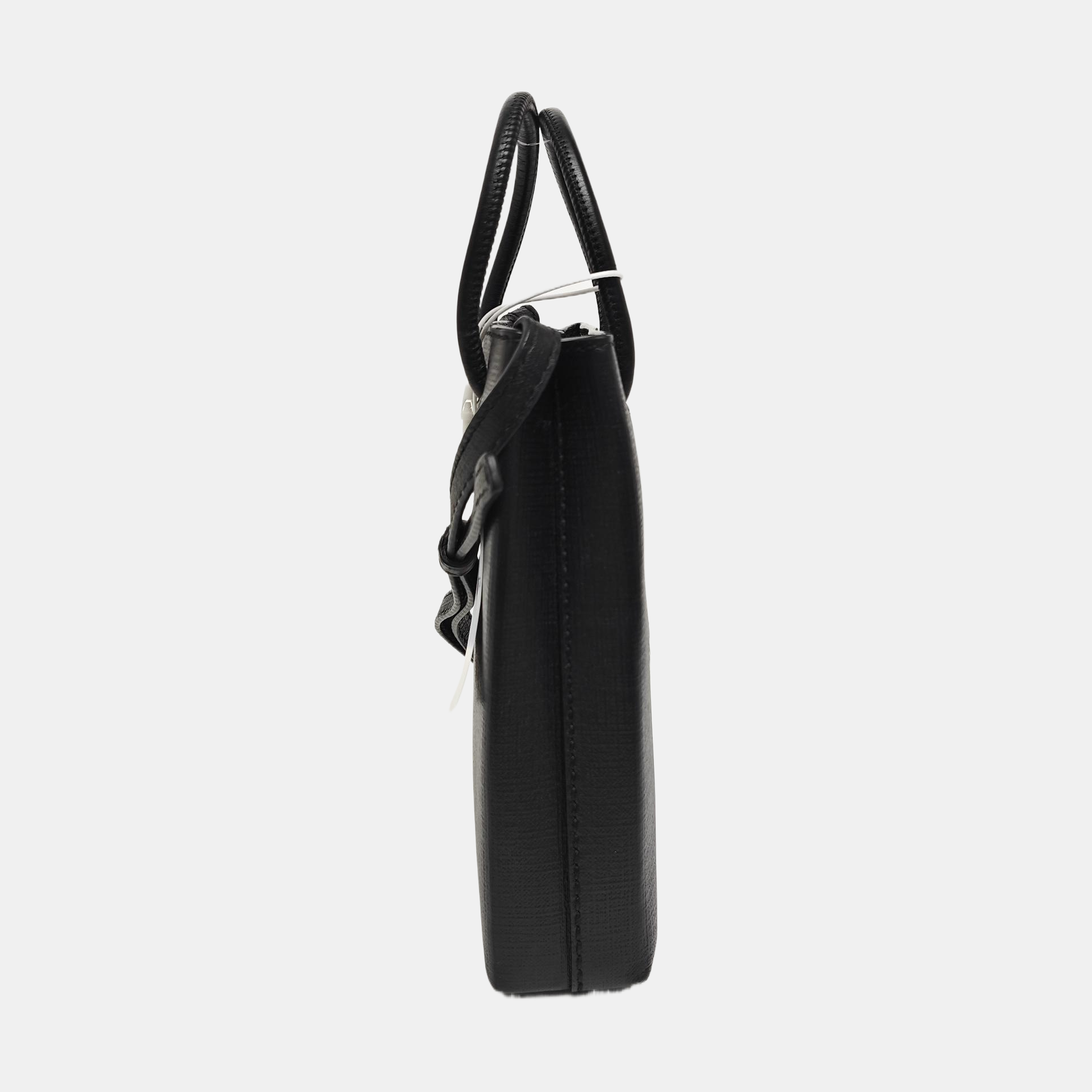 Shopping Bag Calfskin Black