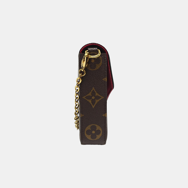 FÉLICIE Monogram Coated Canvas Brown
