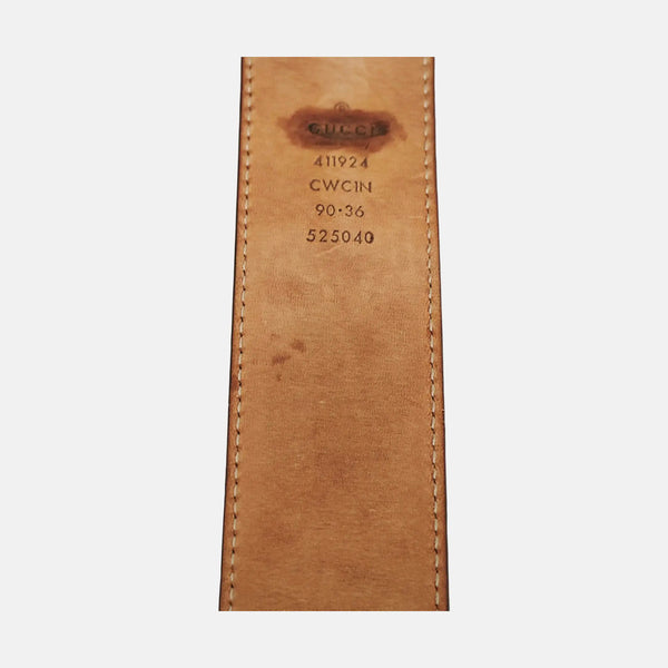 Leather Belt Red