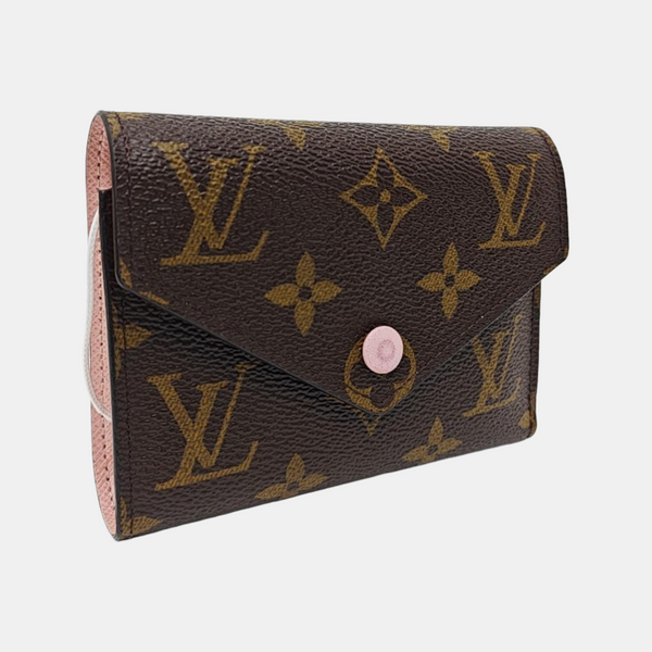 VICTORINE Monogram Coated Canvas Brown Wallet