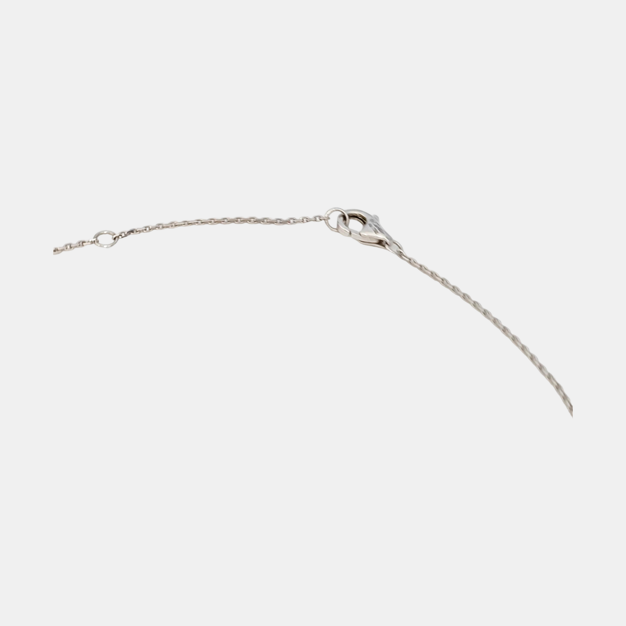 AMULETTE DE CARTIER 18k White Gold Silver Necklace