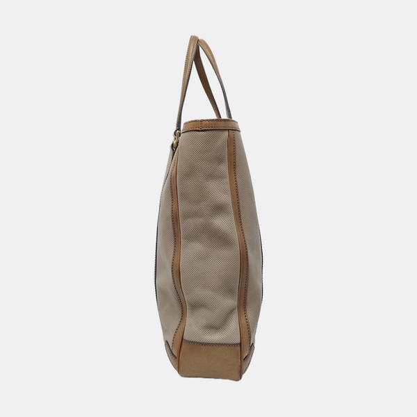 Calfskin Top Handle Bag Gray