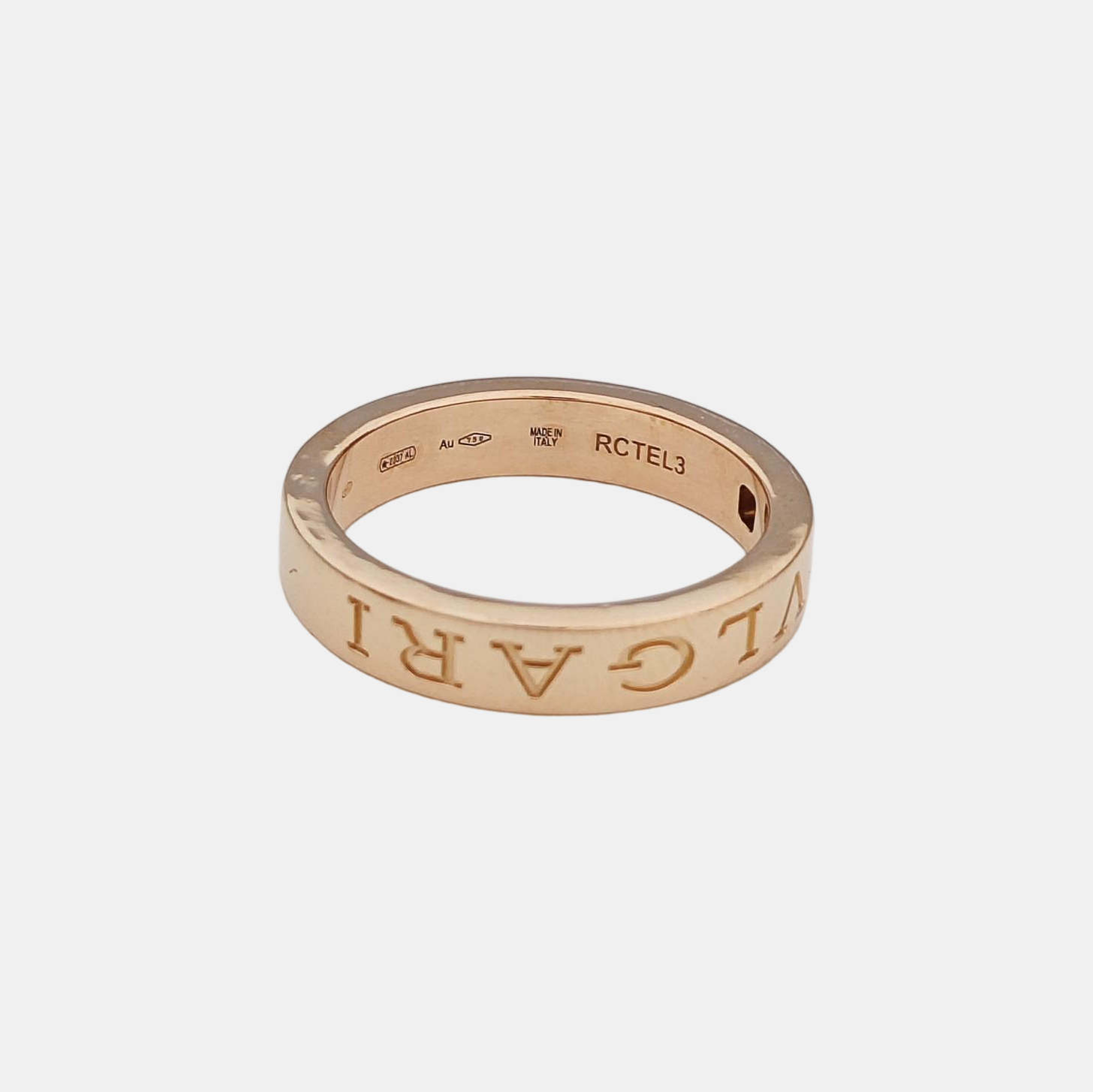 B.ZERO1 18k Rose Gold Ring EU 55