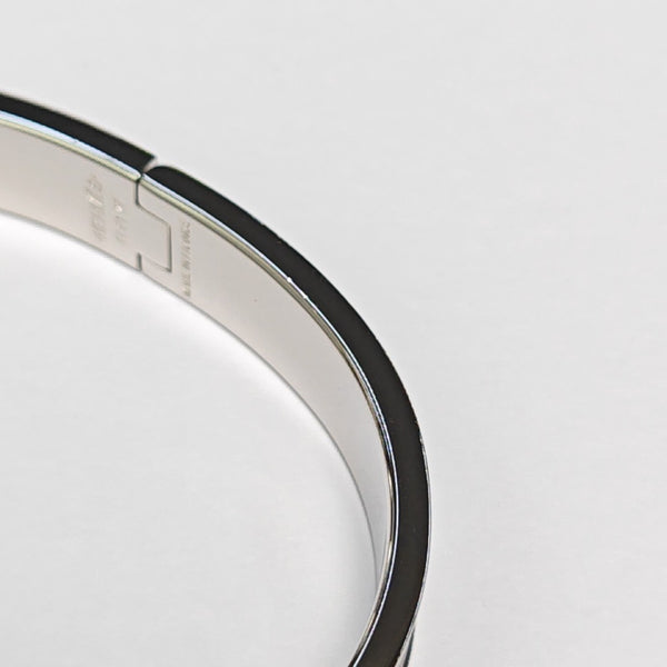 Clic Hh Metal Silver Bangle