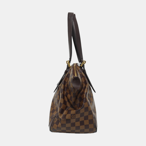 VERONA MM Damier Ebene Coated Canvas Brown