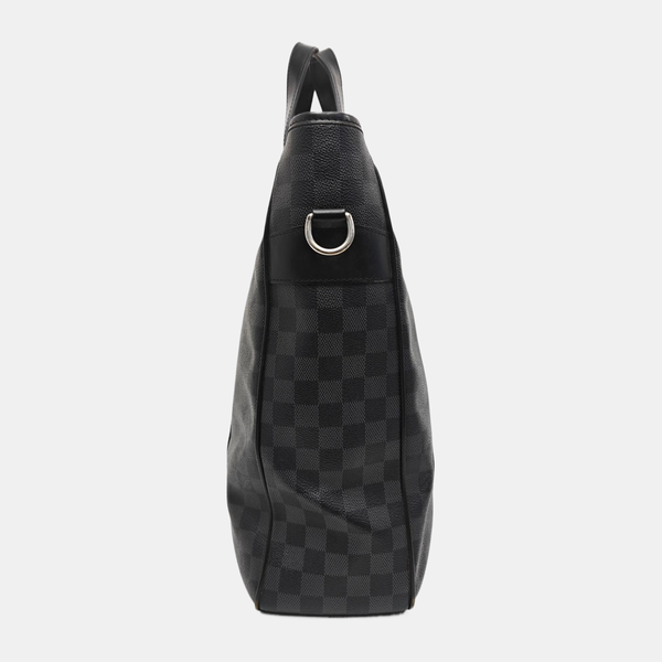 TADAO MM Damier Graphite Coated Canvas Gray