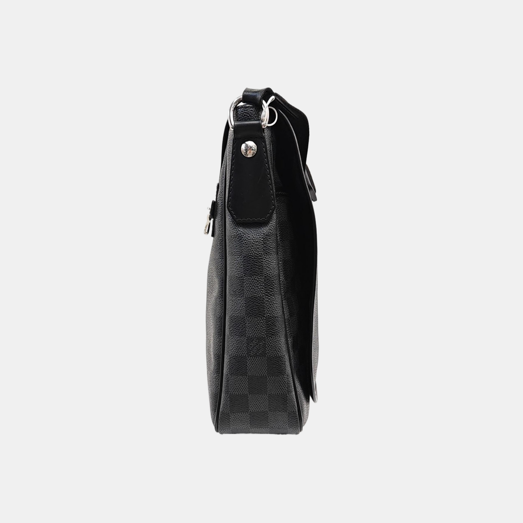 DANIEL Damier Graphite Coated Canvas Gray