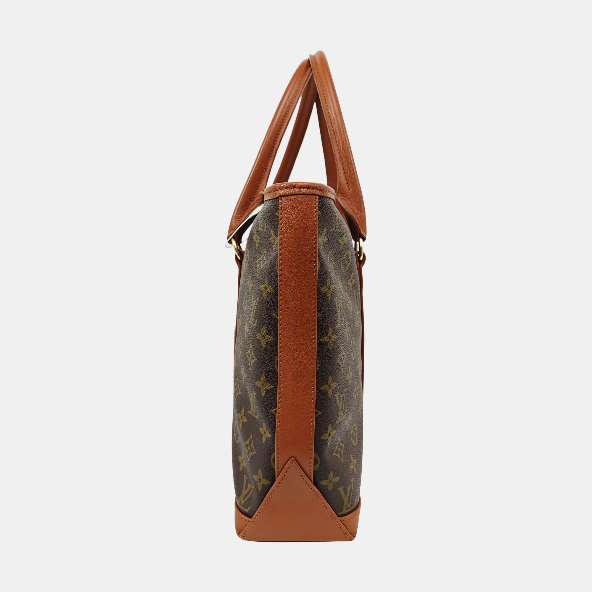 SAC WEEKEND PM Monogram Coated Canvas Brown