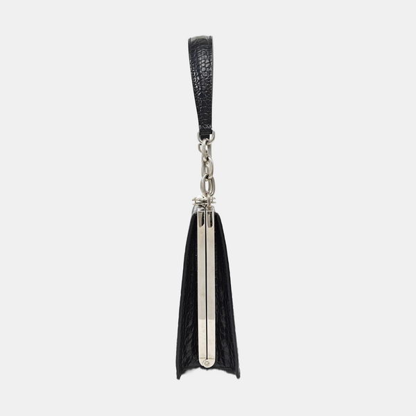 Calfskin Shoulder Bag Black