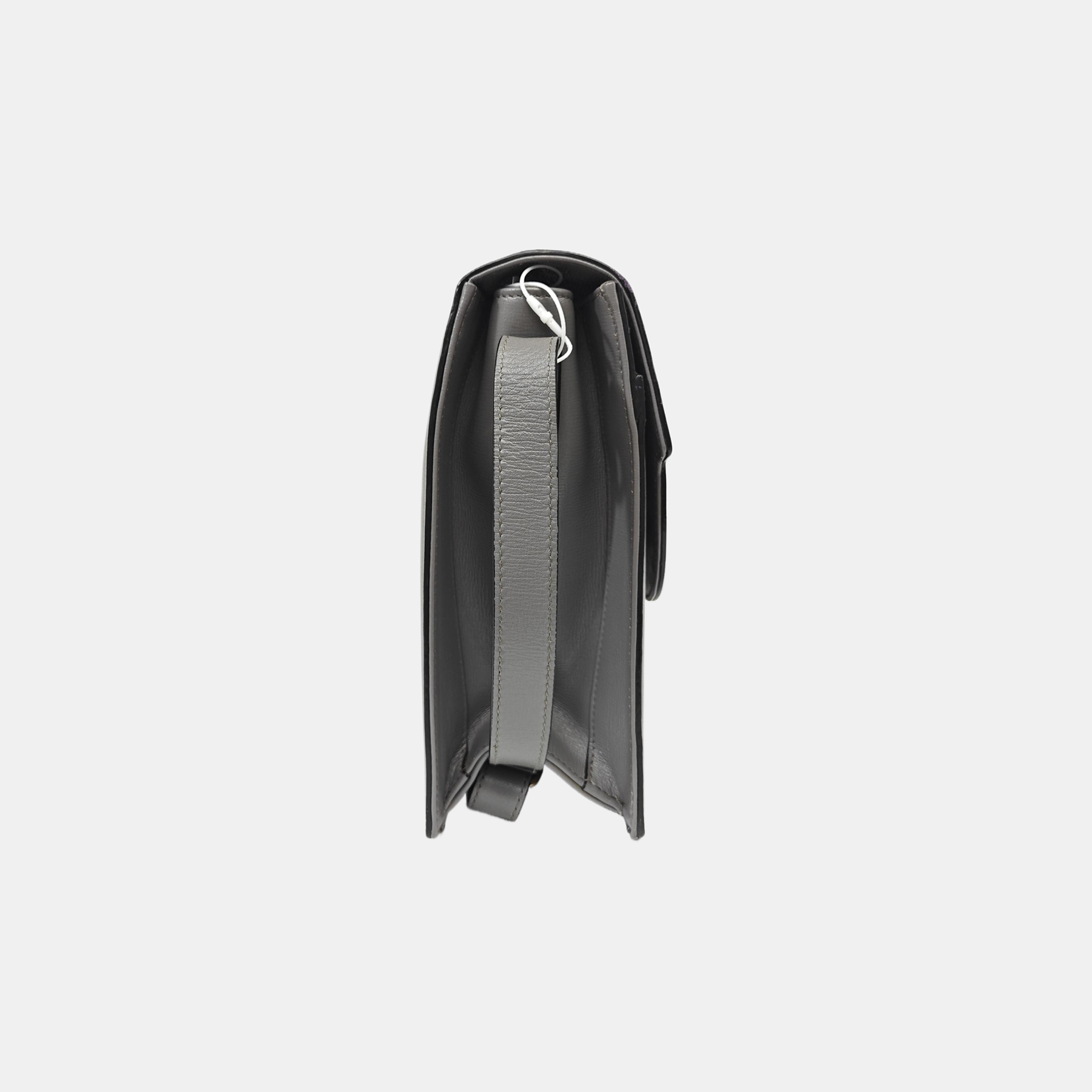 GG Ring Medium Calfskin Gray