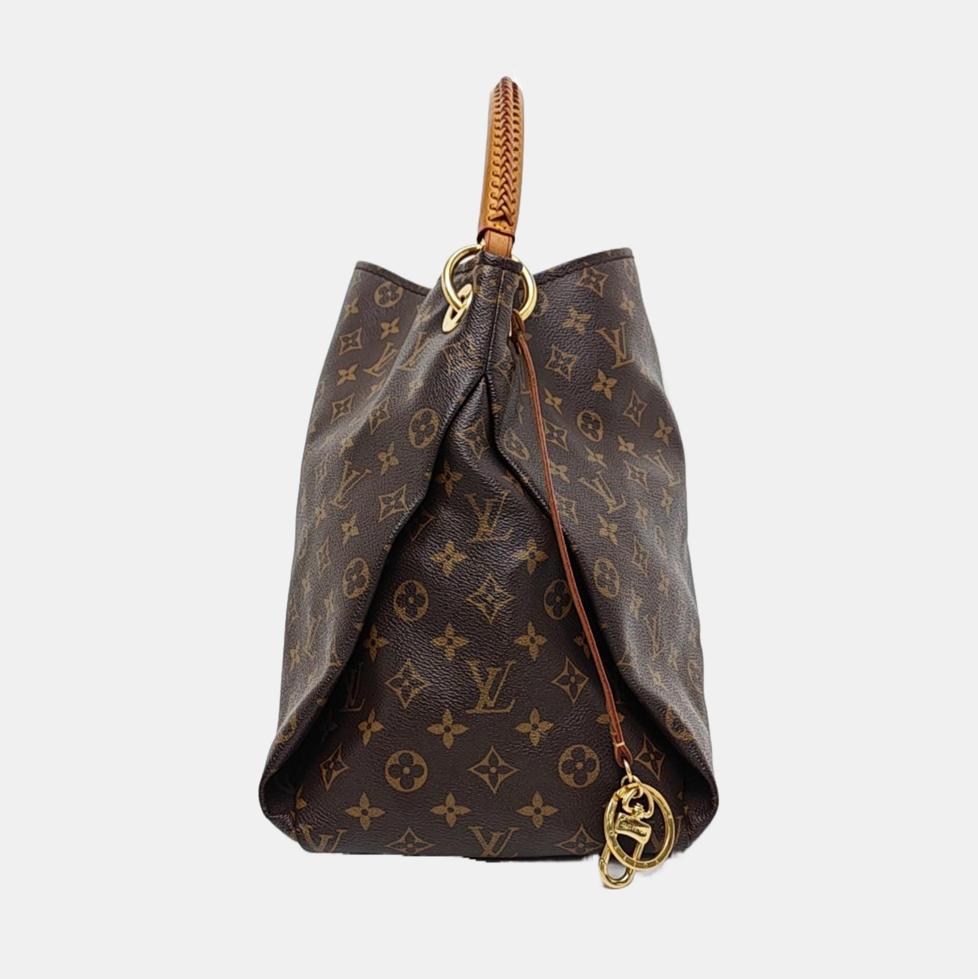 ARTSY MM Monogram Coated Canvas Brown