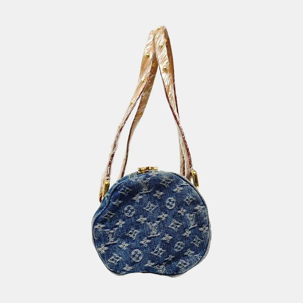 PAPILLON 26 Monogram Denim Blue