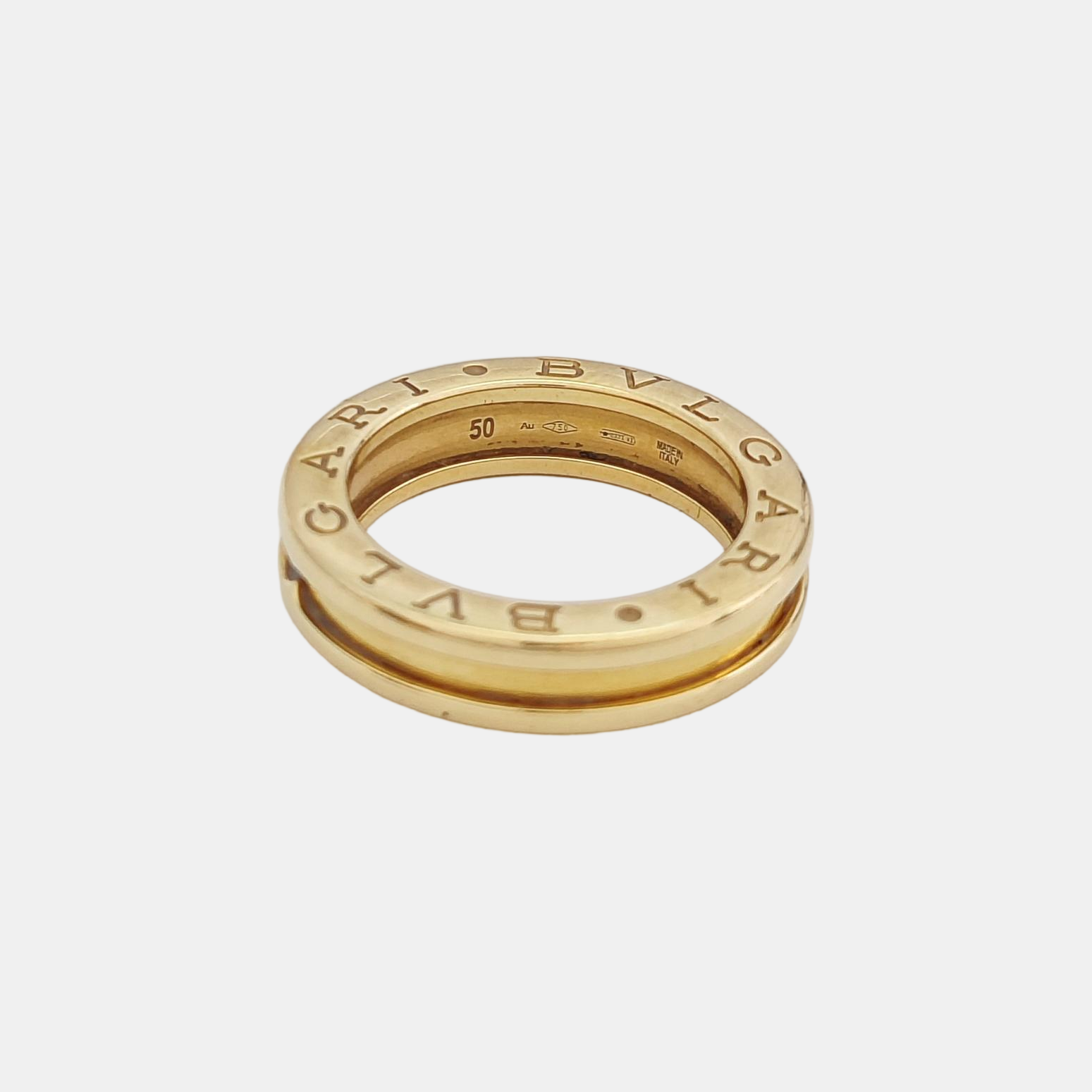 B.ZERO1 18k Gold Ring EU 50