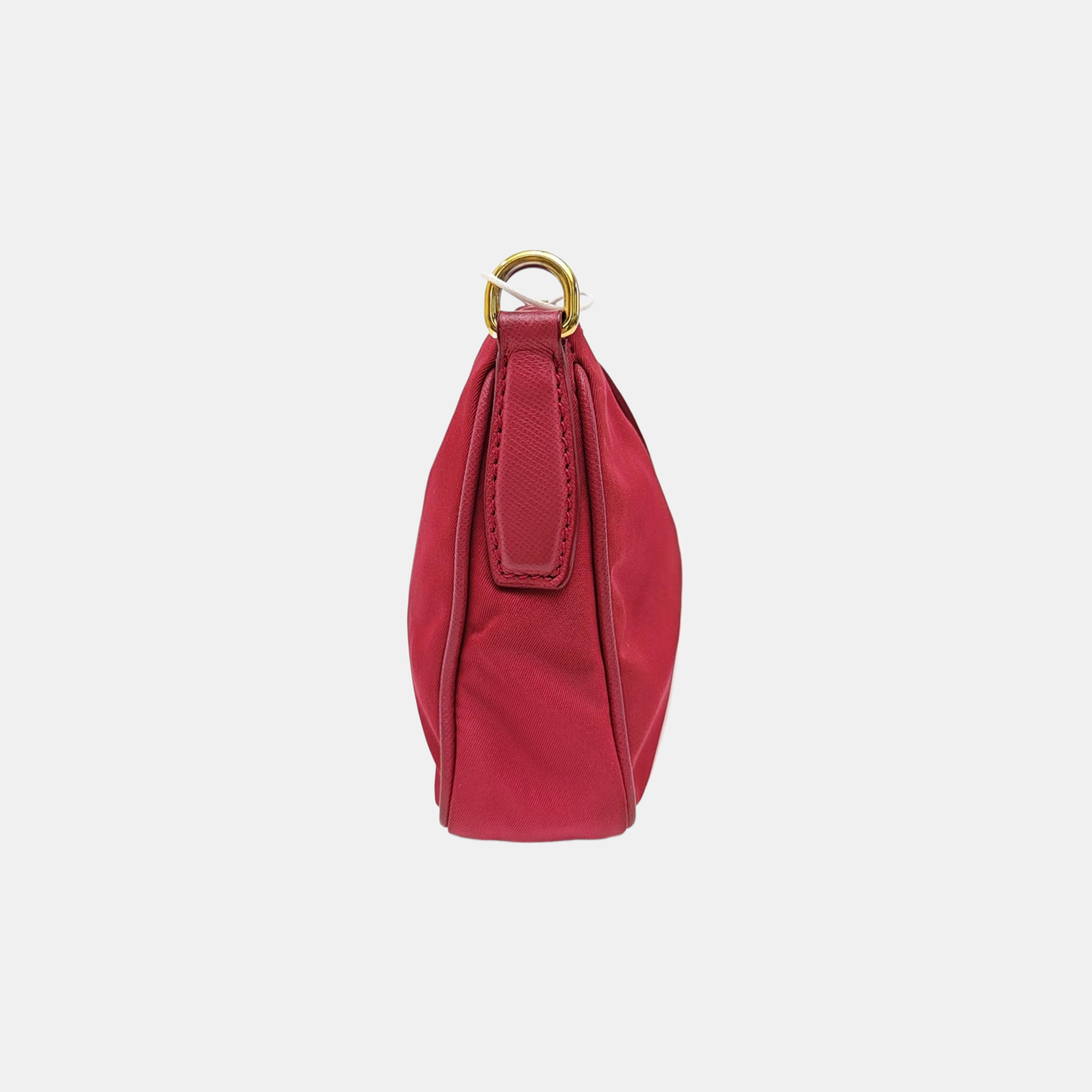 Nylon Shoulder Bag Red