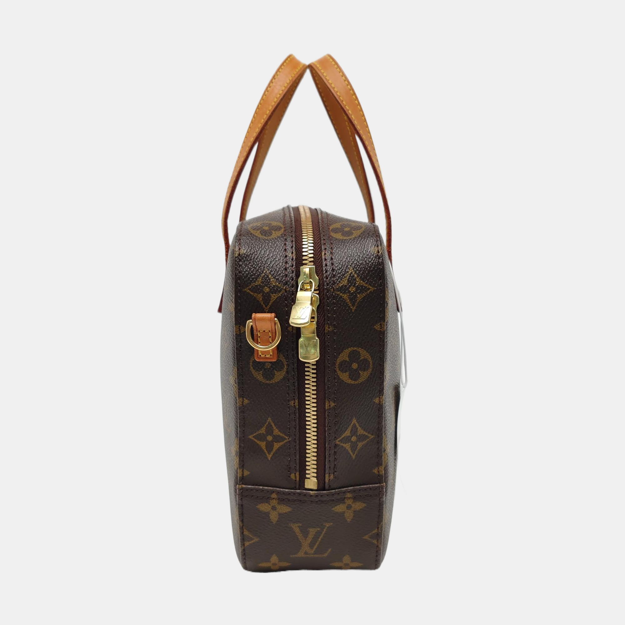 SPONTINI Monogram Coated Canvas Brown