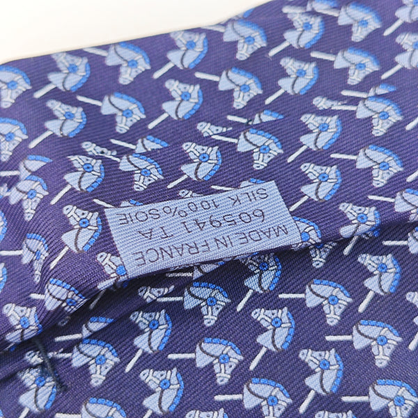 Mulberry Silk Tie Blue