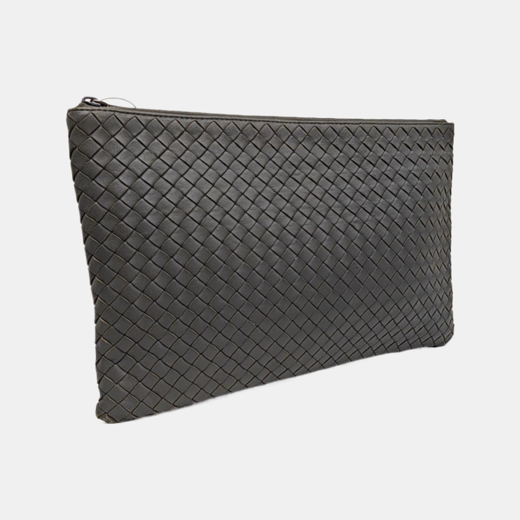 Lambskin Clutch Gray