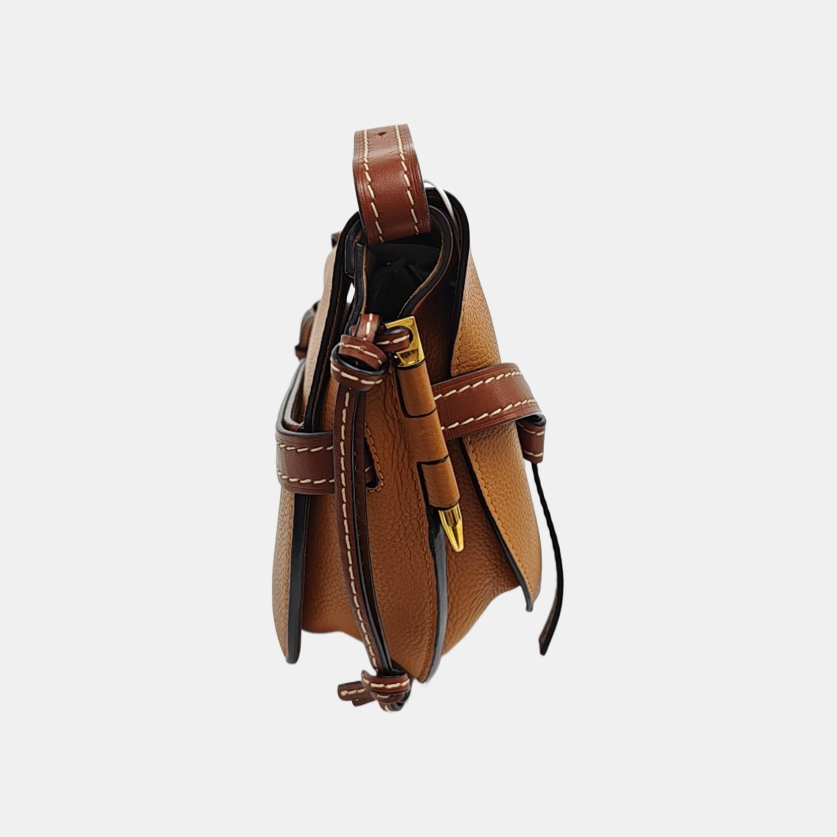 Gate Small Calfskin Brown