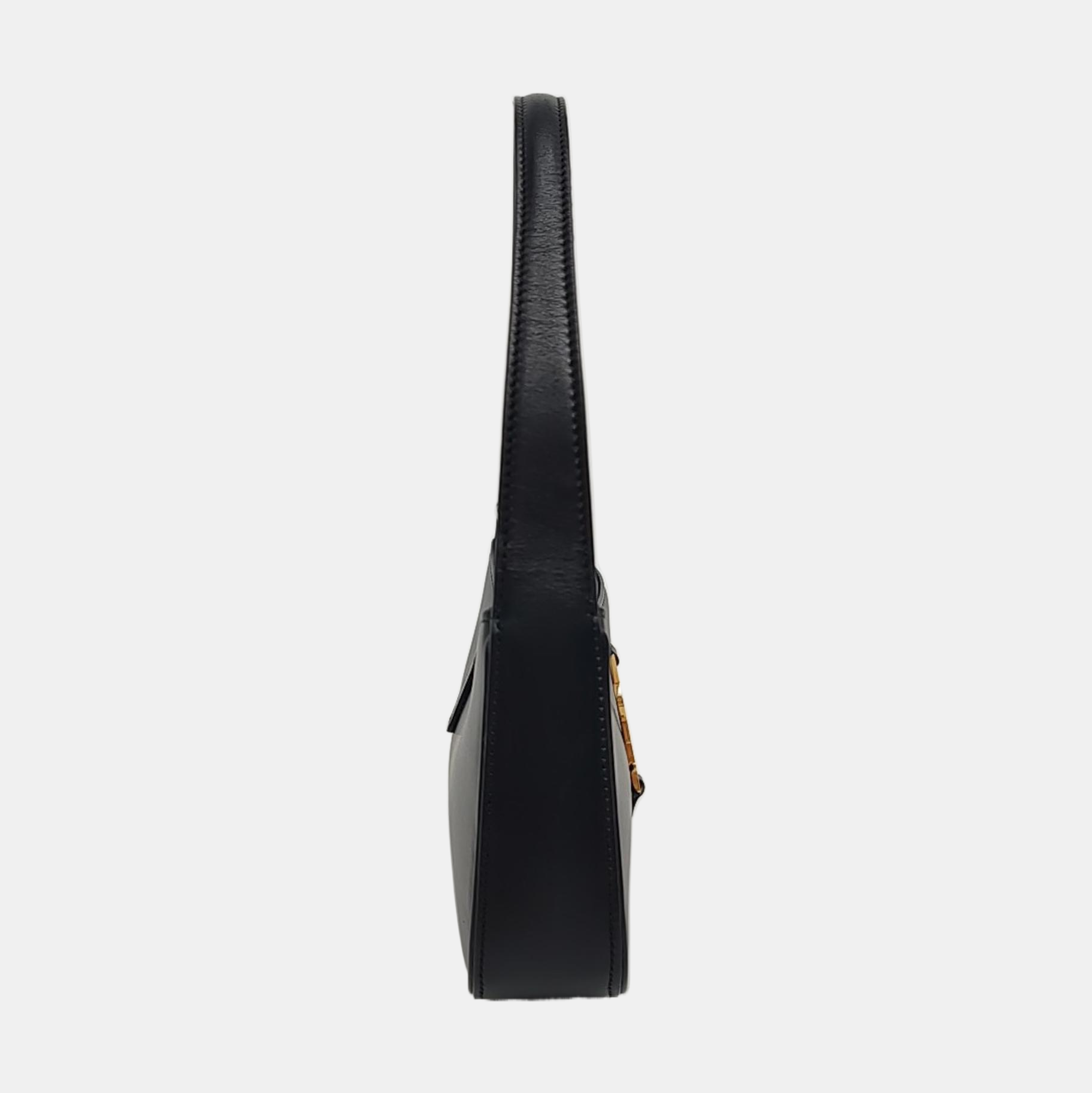 Authenticated pre-owned  LE 5 À 7 Calfskin Black - Shoulder Bag at Looply