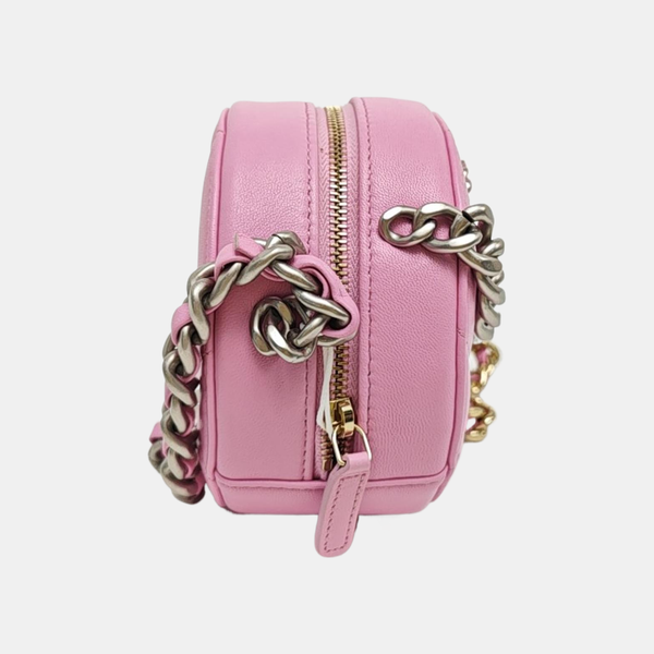 CHANEL 19 Small Quilted Lambskin Pink