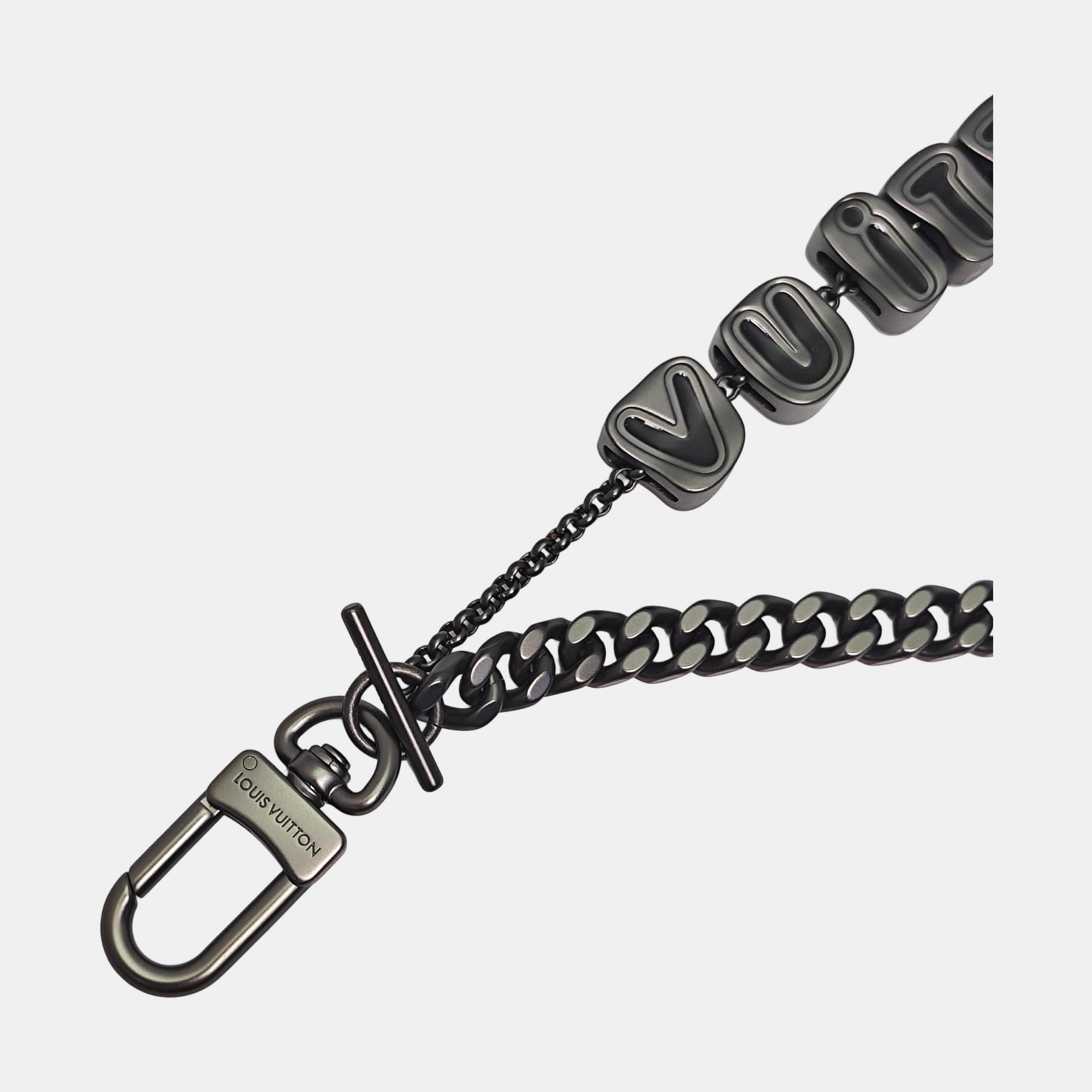 Metal Bag Charm Black