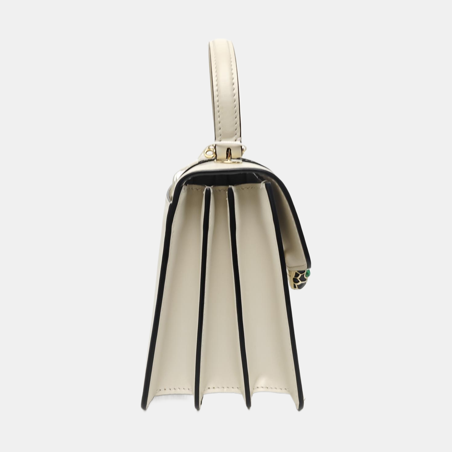 SERPENTI FOREVER Small Calfskin White