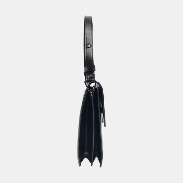 Calfskin Shoulder Bag Black