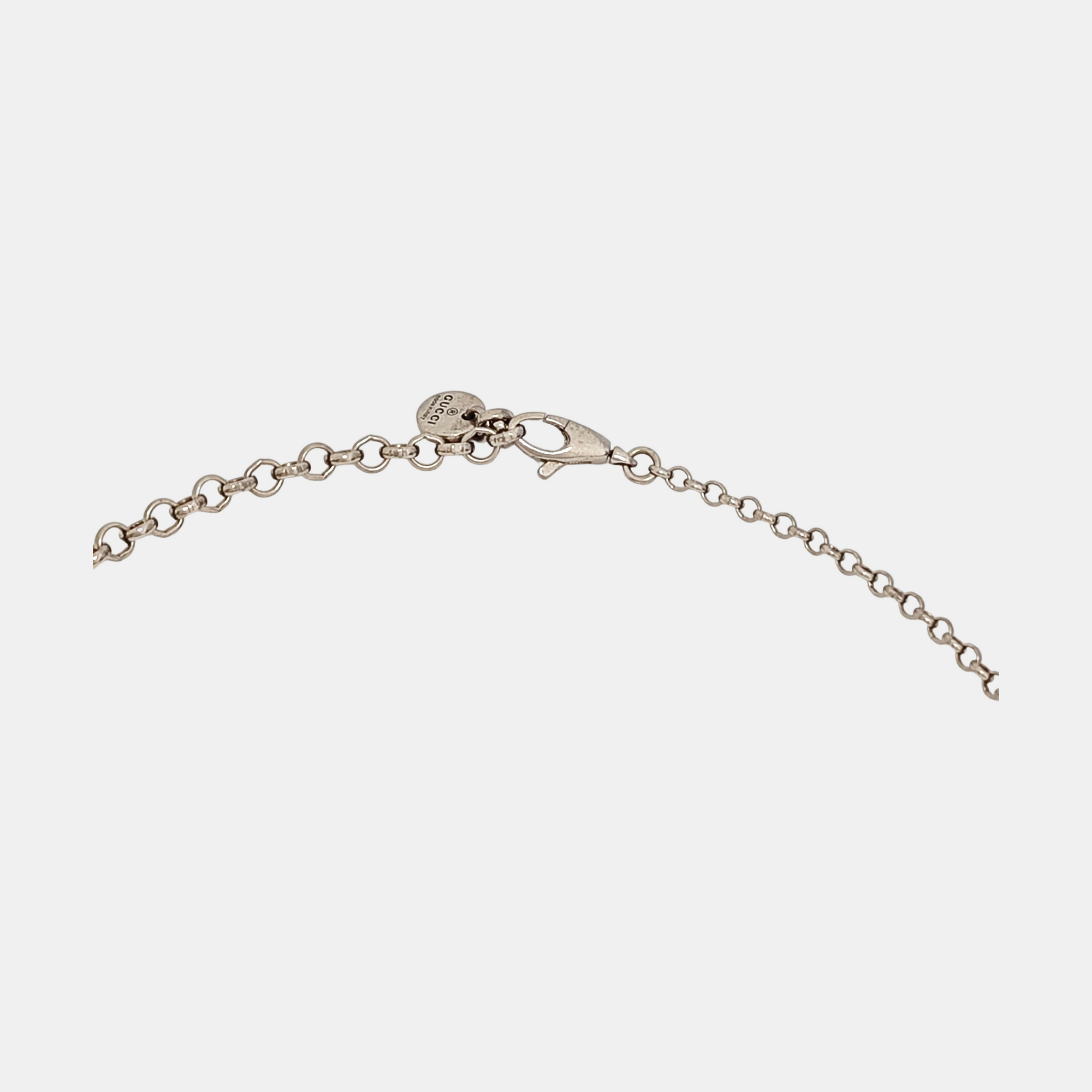 Interlocking G 925 Sterling Silver Necklace