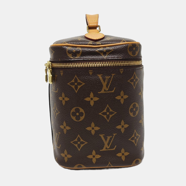 NICE BB Monogram Coated Canvas Brown