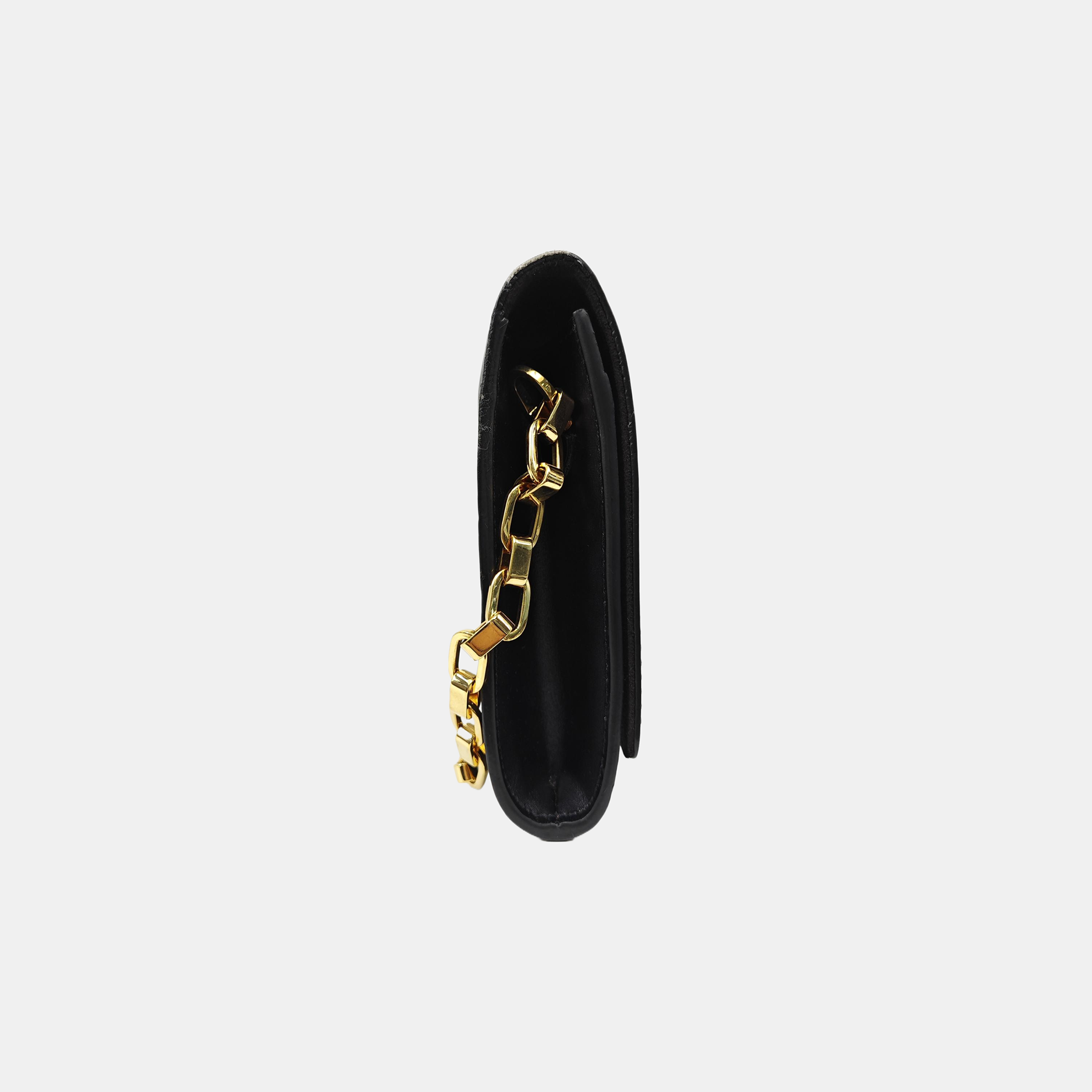 LOUISE GM Calfskin Black