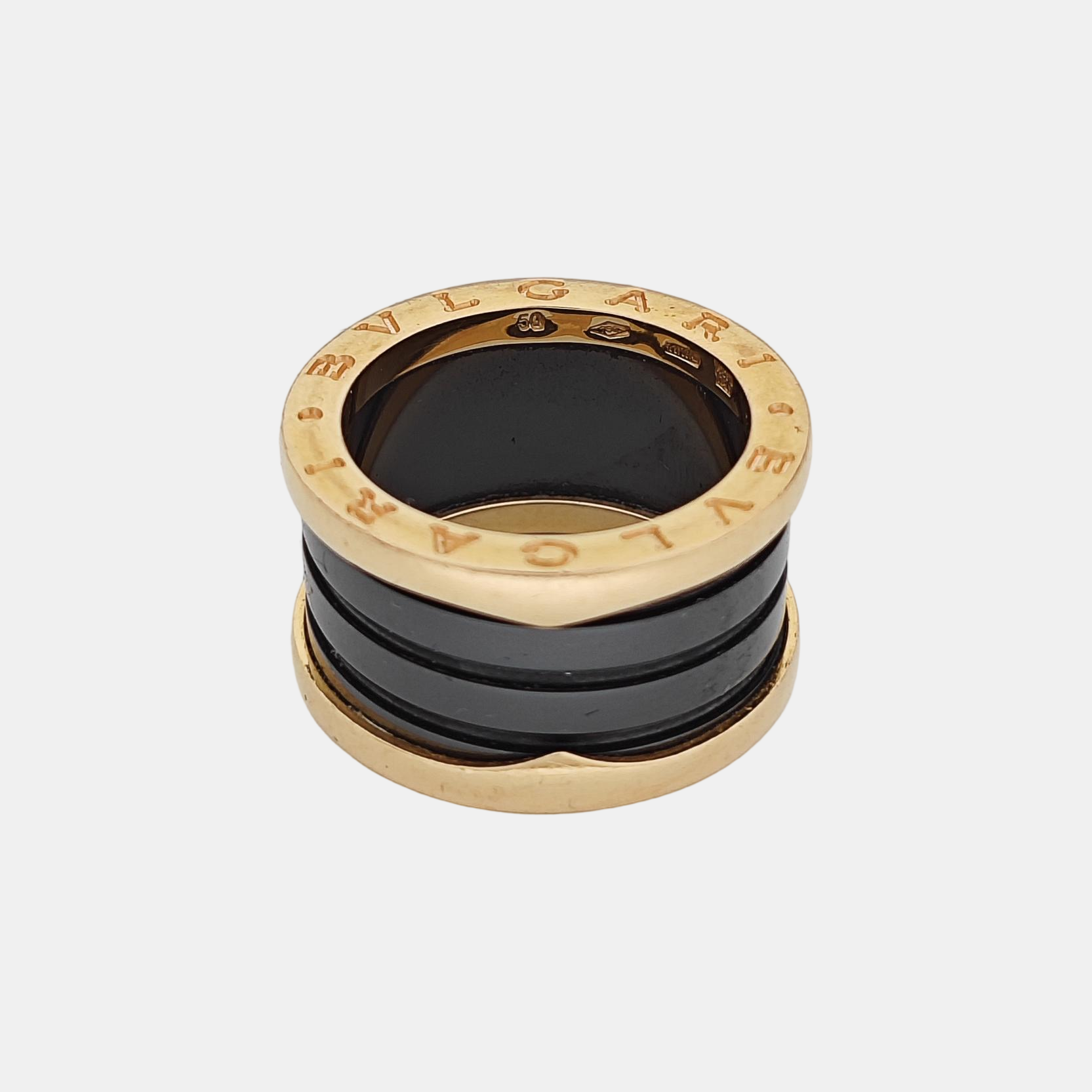 B.ZERO1 18k Rose Gold Ring EU 50
