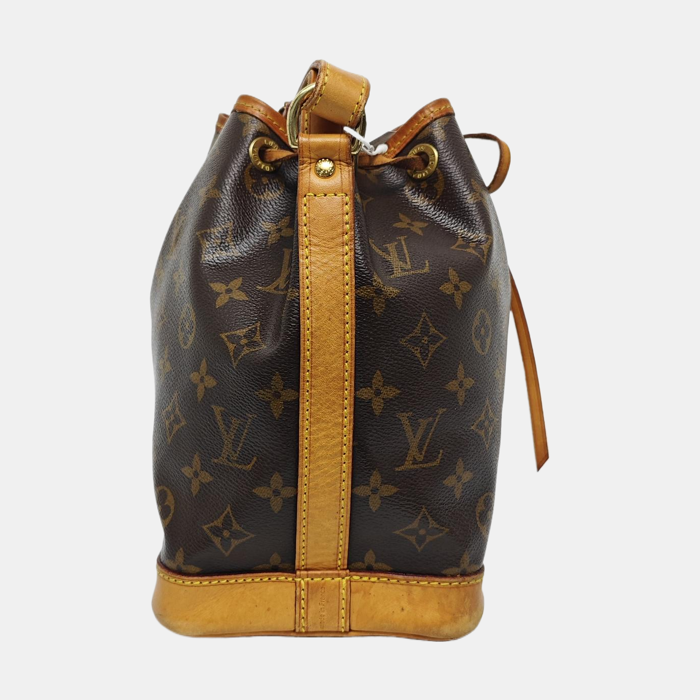 NOÉ BB Monogram Coated Canvas Brown