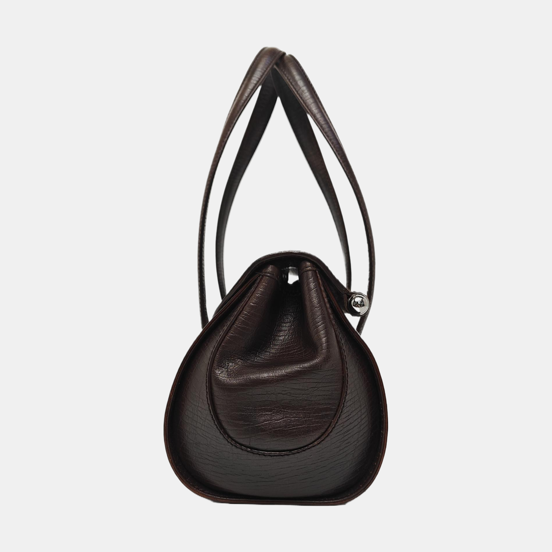 Monogram Canvas Top Handle Bag Beige
