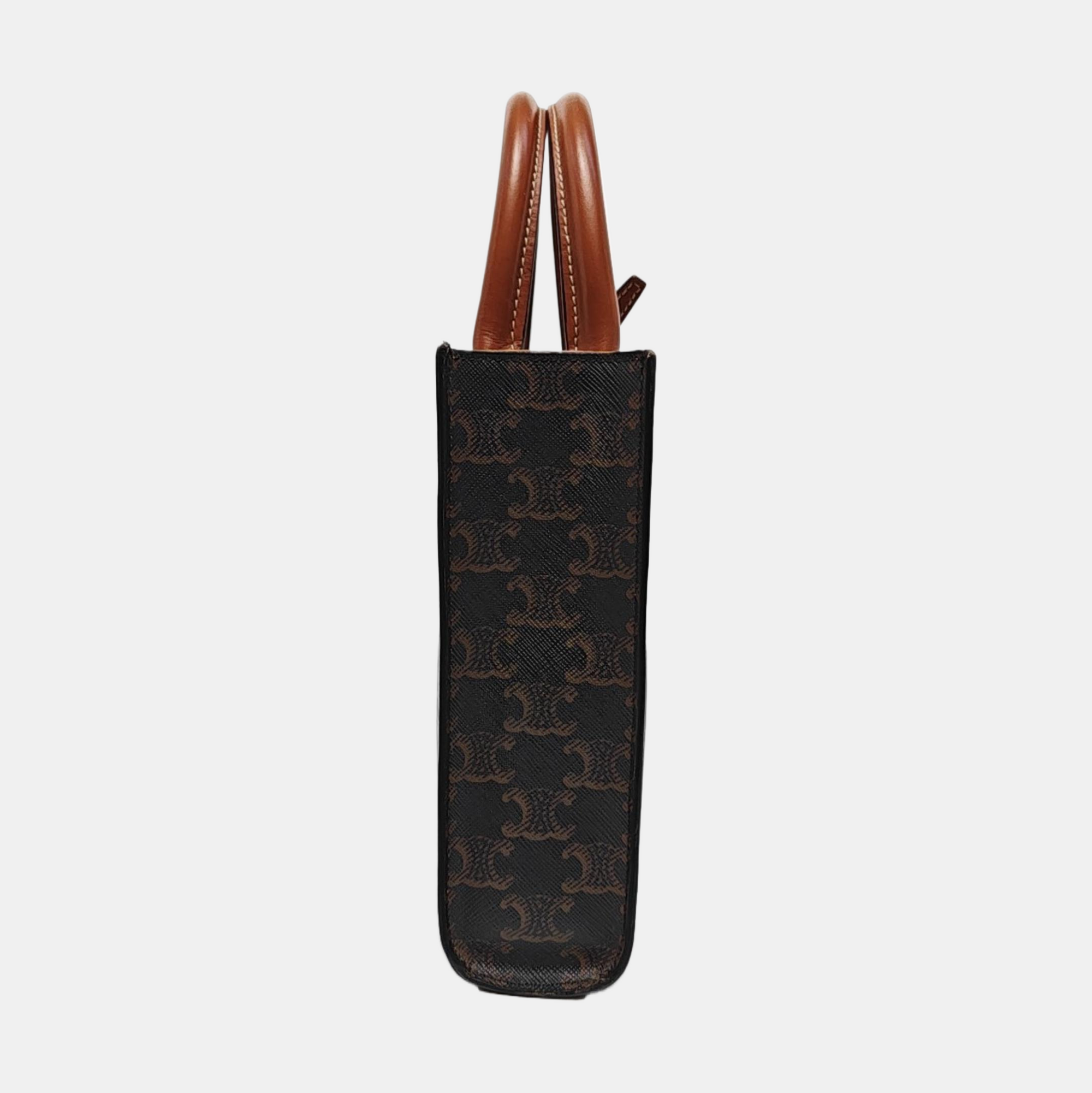 CABAS CELINE Mini Coated Canvas Brown