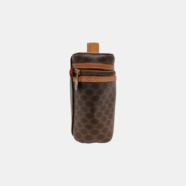 MACADAM TOP HANDLE COSMETIC BAGS Coated Canvas Brown