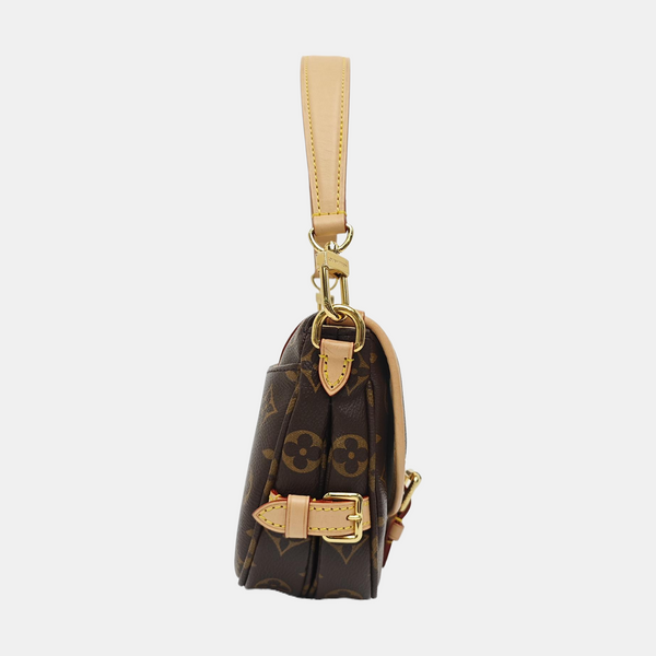 SAUMUR BB Monogram Coated Canvas Brown